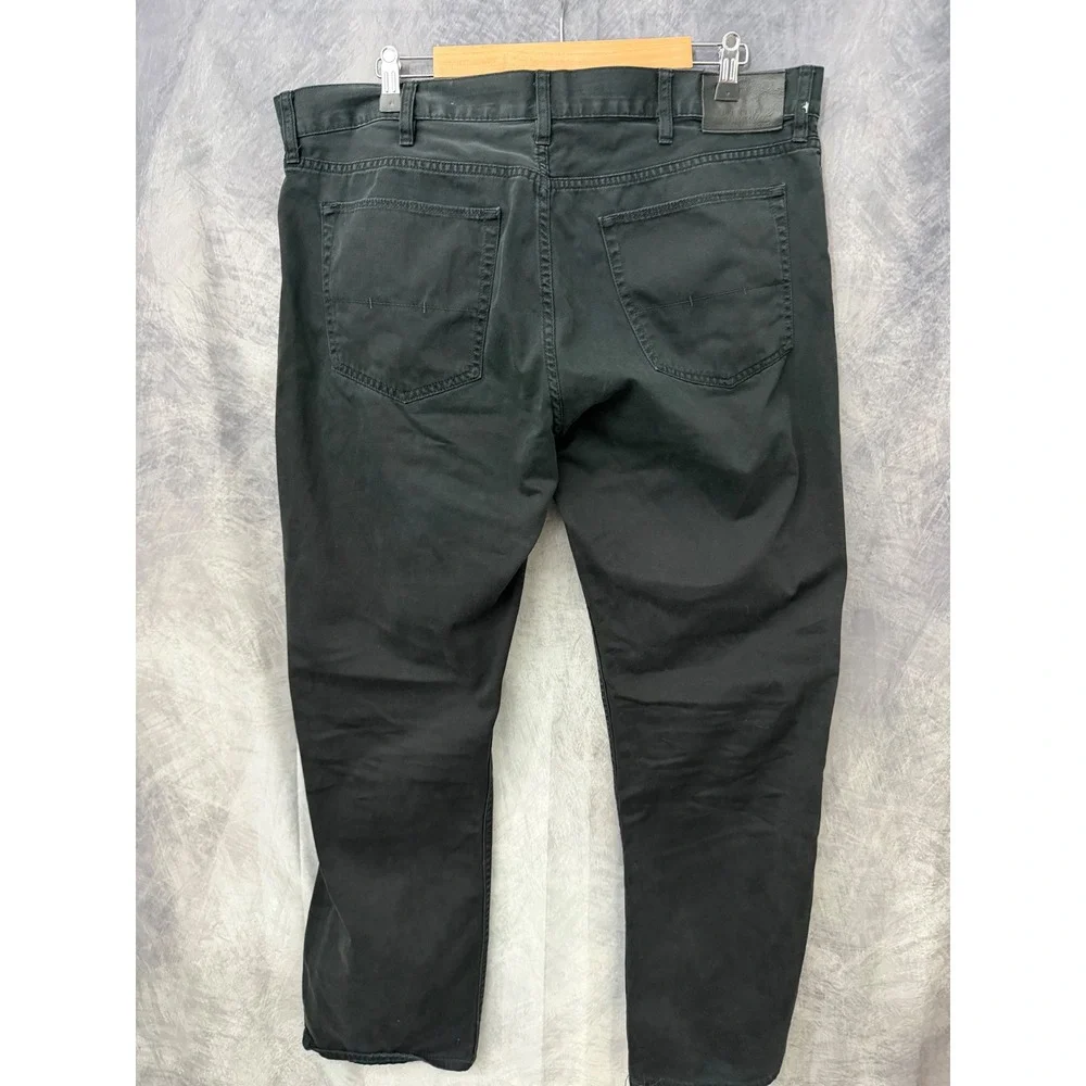 Polo Ralph Lauren Mens Black Cotton Twill Straight Leg Pants 38x30 RN41381
